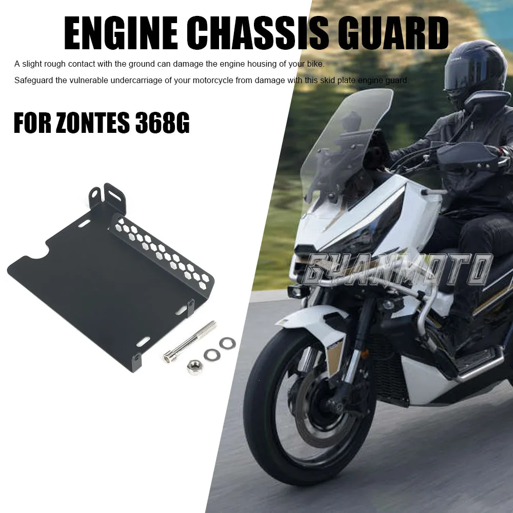 

Motorcycle Engine Lower Base Chassis Guard Cover Body Fairing Chassis Protection Shield Cover For ZONTES 368G 368 G 368-G G368