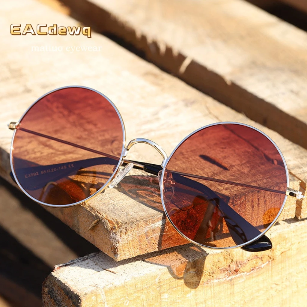 

Fashion Round Metal Hippie Women Men Circle Glasses Outdoor Shades Sunglasses hip-hop Retro Eyewear