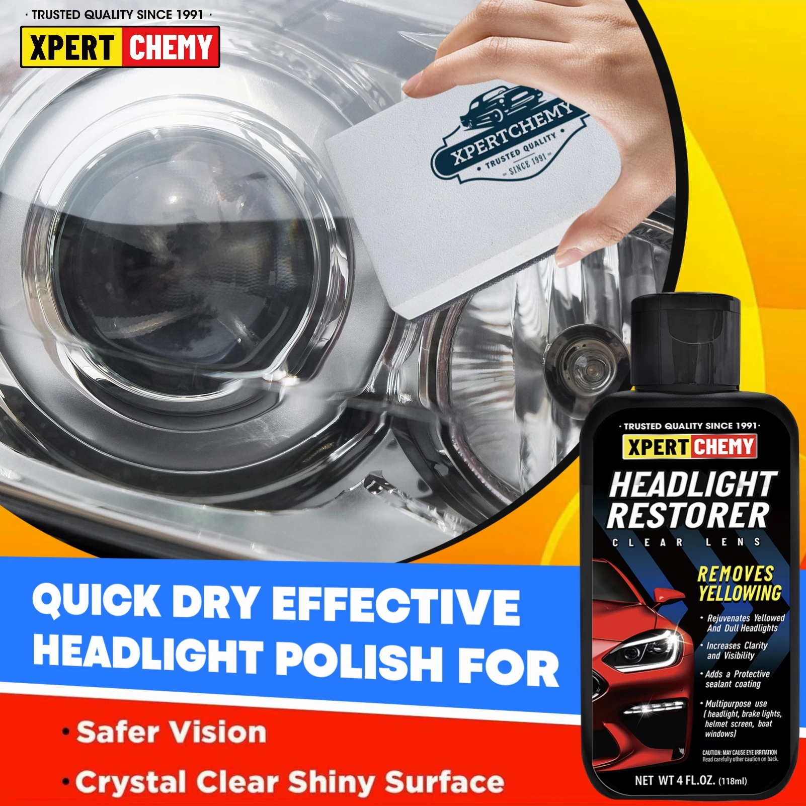 

100 мл паста для удаления пожелтения фар автомобиля, восстановление и ремонт автомобильных фар, обслуживание автомобиля