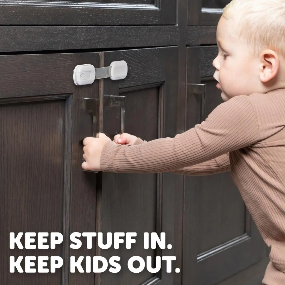 Baby Safety Locks 3M Adhesive Child Safety Locks Protect Cabinets Drawers Refrigerators Toilets and Trash Cans From Children