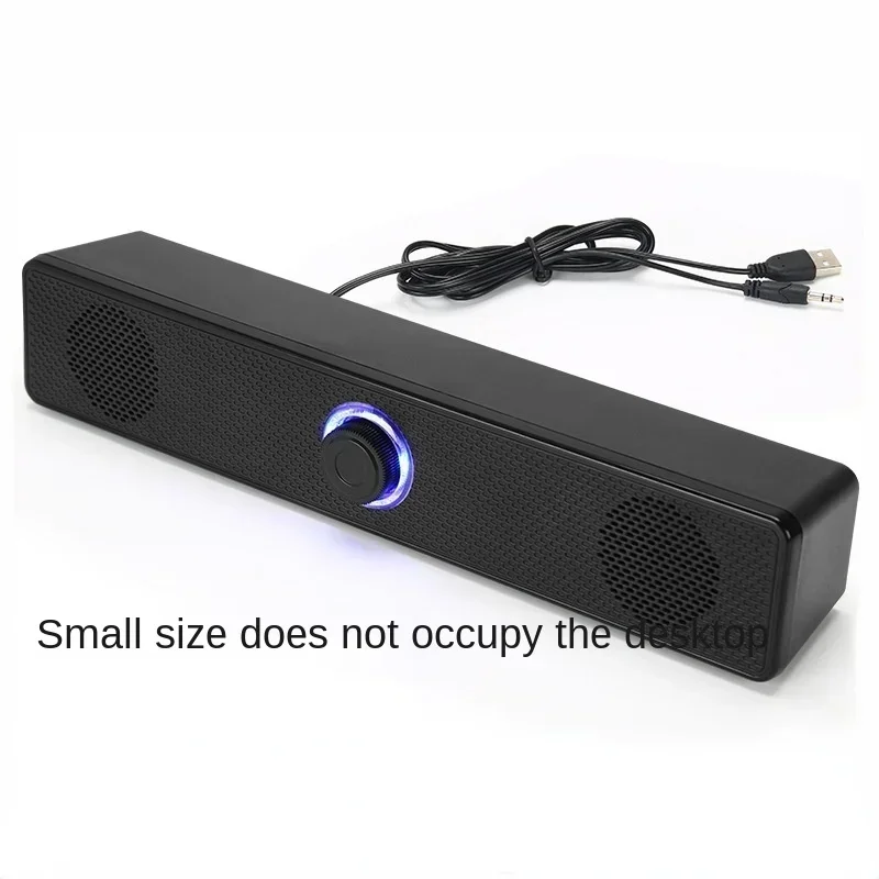 Surround Sound Bar Wired Computer Speakers Stereo Subwoofer Soundbar for Desktop Laptop PC TV Mini Speaker Home Theater System