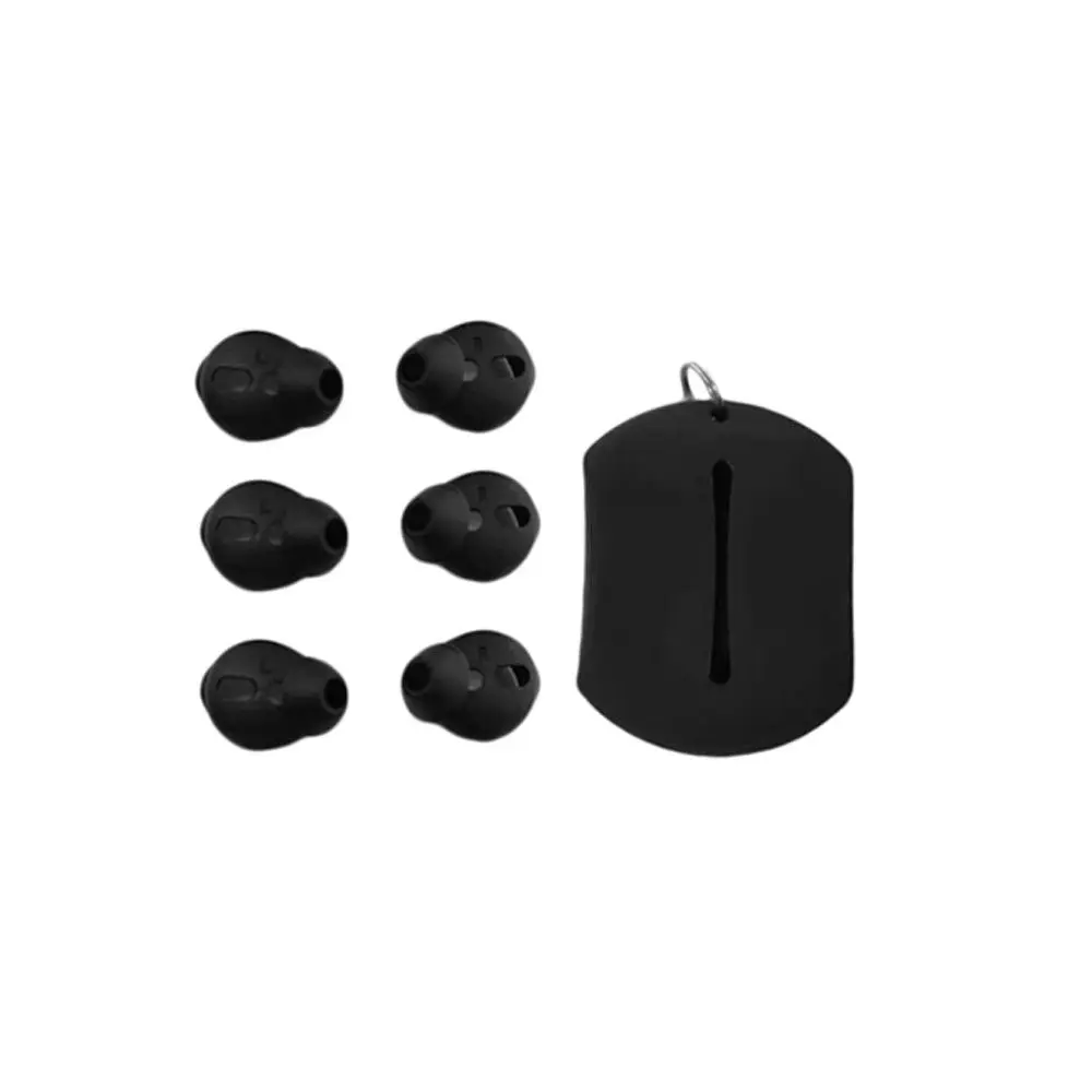 

Anti Lost Headset Storage Pouch Earplug Protector Protective Caps Silicone Earbuds Cover Earphone Replacement For Airpods