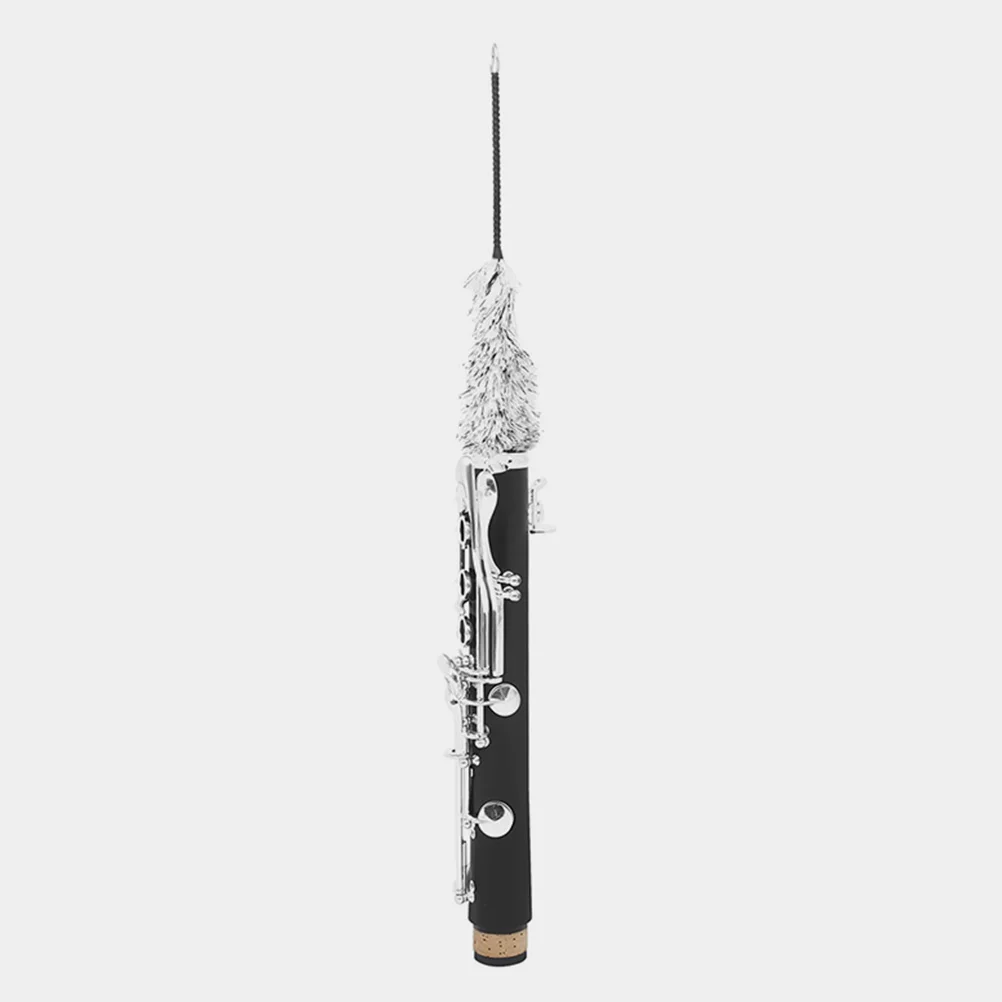 

Clarinet Cleaning Brush Saxophone Maintenance Tool Detachable Rod Soft Bristles Microfiber Swab Music Instruments Care