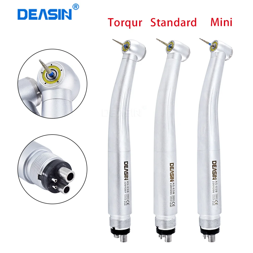 

Dental E-generator Shadowless Ring LED High Speed ceramic mini/standard / torque Handpiece with 5 Water Sprays 2/4 Holes