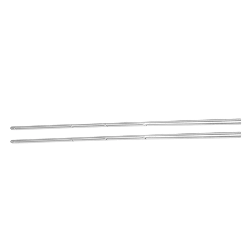 

2pcs Football Metal Football Poles Pole 8mm x 52.5cm Metal Foosball Rods Table Soccer Handle Smooth