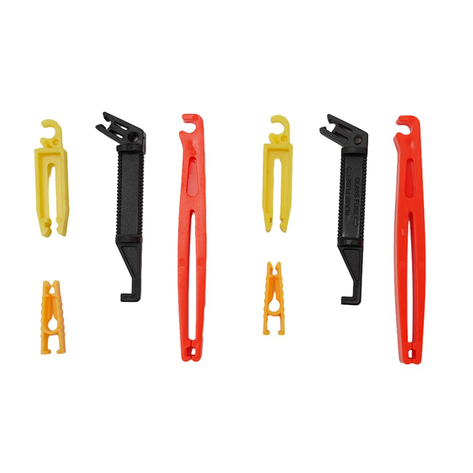 8Pcs Car Fuse Puller Fuse Clip Tool Extractor Removal Universal Mini Plastic Blade Fuse Puller For Car Fuse Holder Accessories