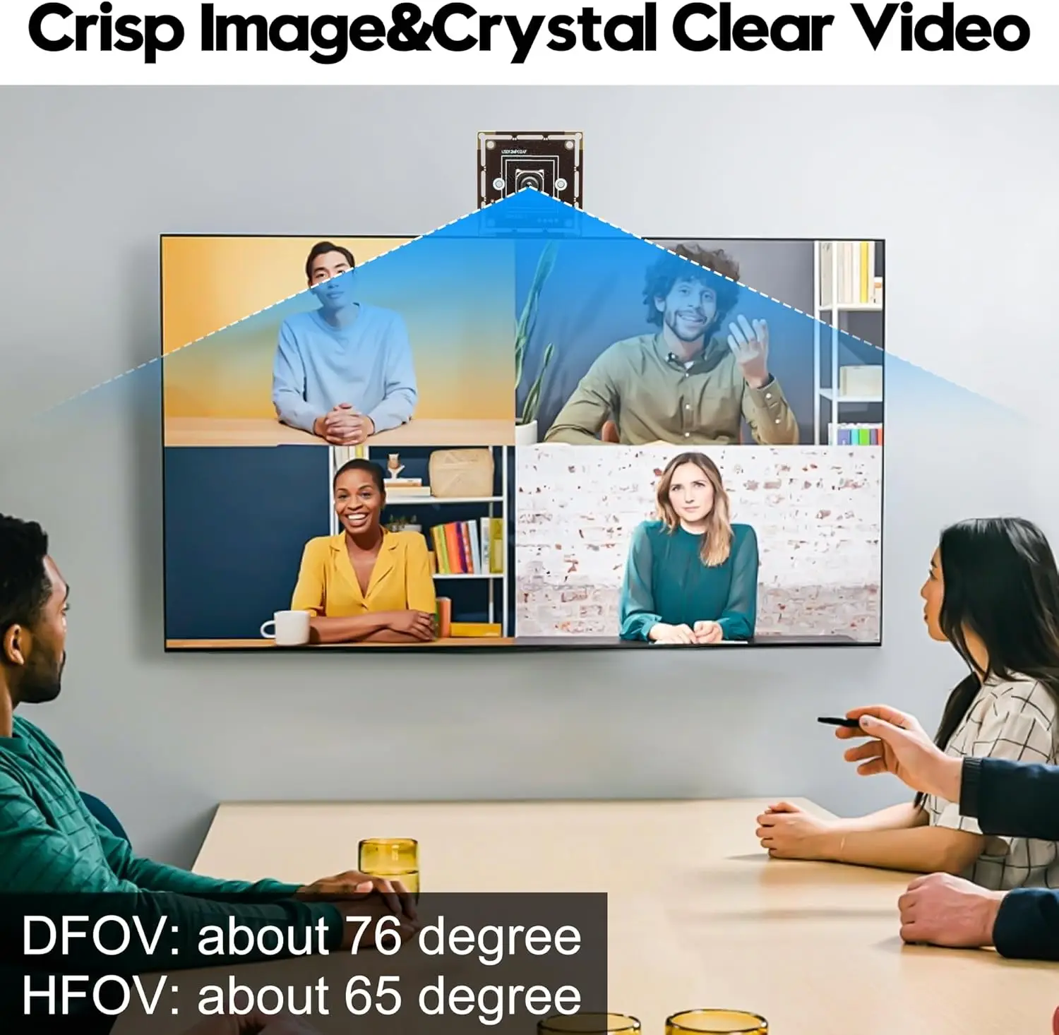 Cámara USB ELP PDAF de 12MP, cámara web 4K con enfoque automático rápido de 300ms, cámara de alta velocidad 1080P 60fps con lente de 65 grados sin distorsión para PC