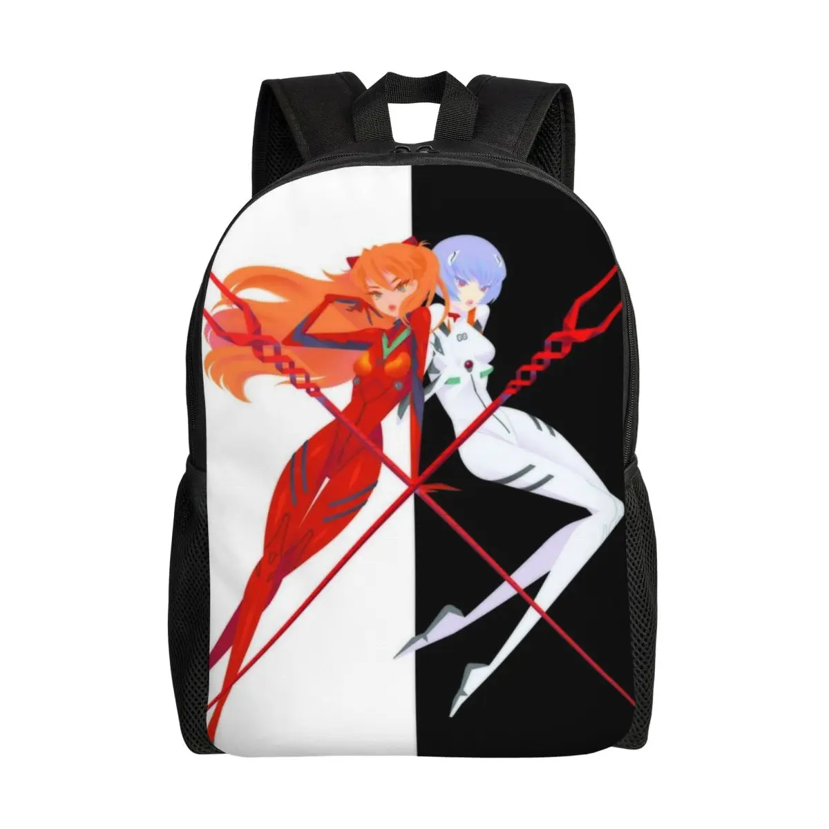 

Рюкзак Custom Manga Evangeliones для мужчин и женщин, школьников и студентов, сумка для книг, вмещает ноутбук с диагональю 15 дюймов