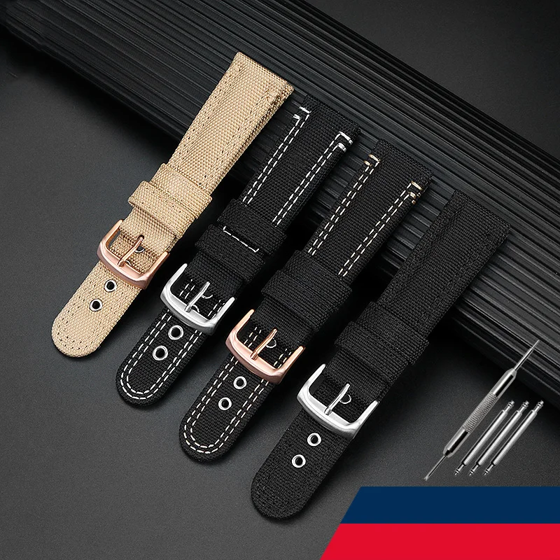 Нейлоновый холщовый ремешок для часов Citizen City светильник Energy Sao Orange BM8475 BM8478 series, водонепроницаемые аксессуары для часов, мужские 20 мм 22 мм