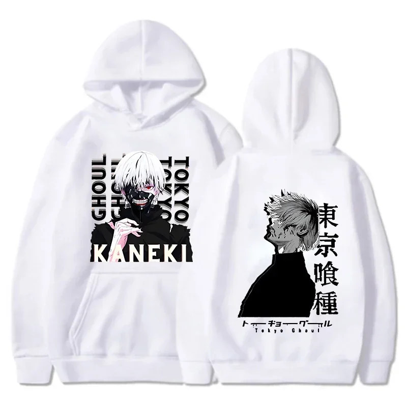 New Men's Women's Winter Autumn Fashion Hooded Kaneki Ken Casual Long Sleeve Hoodies Funny Anime Pattern Sweatshirts Loose Tops