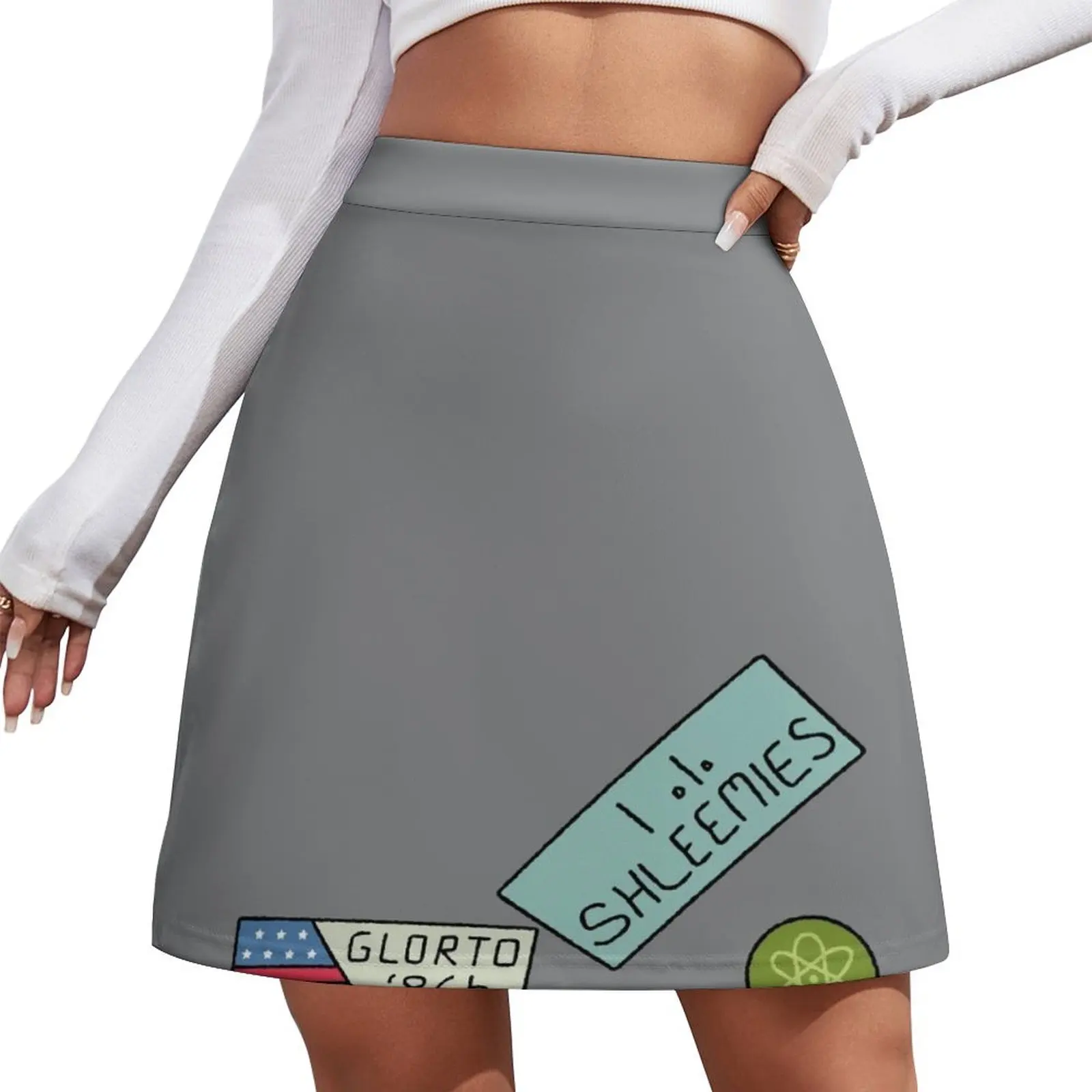 

Rick's Space Cruiser Decals Mini Skirt women's clothing summer 2026 novelties mini skirts sexy short mini skirts
