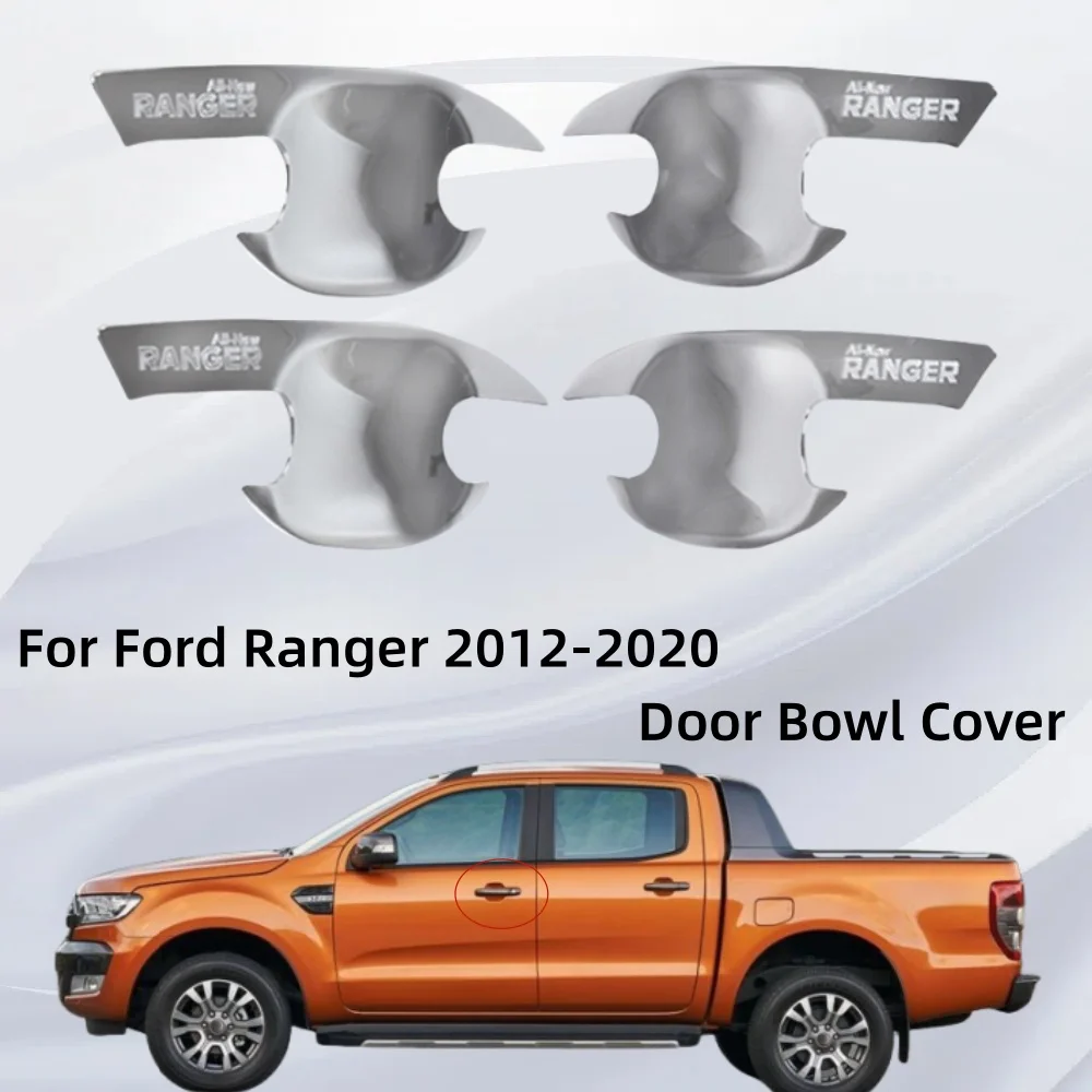 

Внешние хромированные автомобильные аксессуары для Ford Ranger 2012 2013 2014 2015 2016 2017 2018 2019 2020 крышка дверной чаши