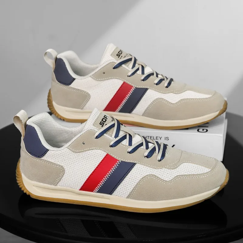 

Мужские кроссовкиFourSeasonsNewSportsRunningShoes,CasualHikingShoes,Cooland Breathable,Anti-Slip and Balanced, подходят для фитнеса на открытом воздухе