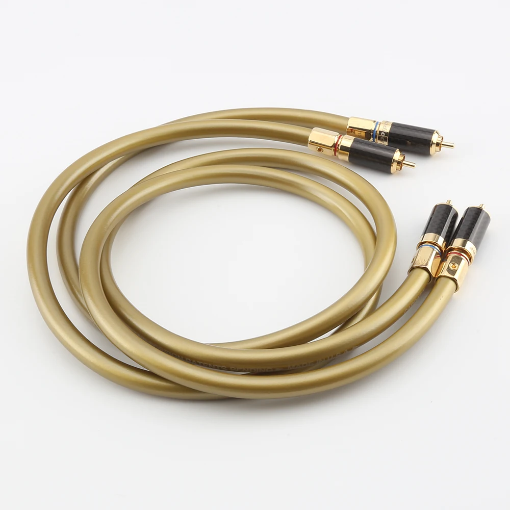 Paire Hi End Nordost Odin 2 argent référence interconnexions hifi Audio RCA câble Audiophile pour amplificateur lecteur CD
