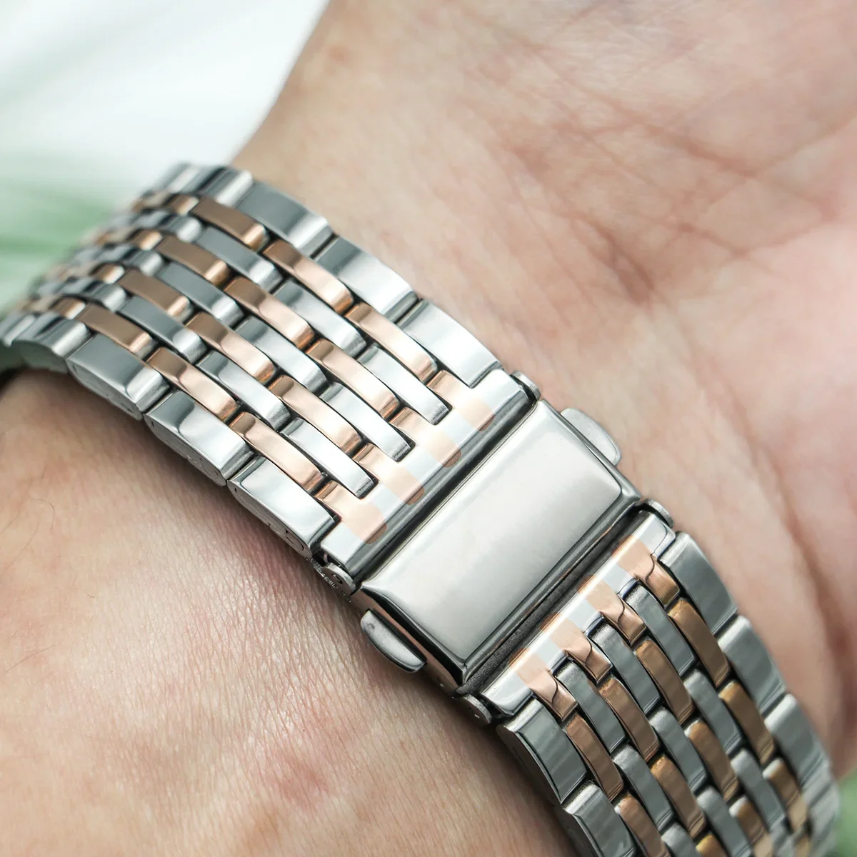 20 22mm Stainless Steel Band for Samsung Galaxy Watch 7 6 5 4 40/44mm 6Classic 43/47mm Metal Bracelet for Huawei GT4 3Pro Strap image 4