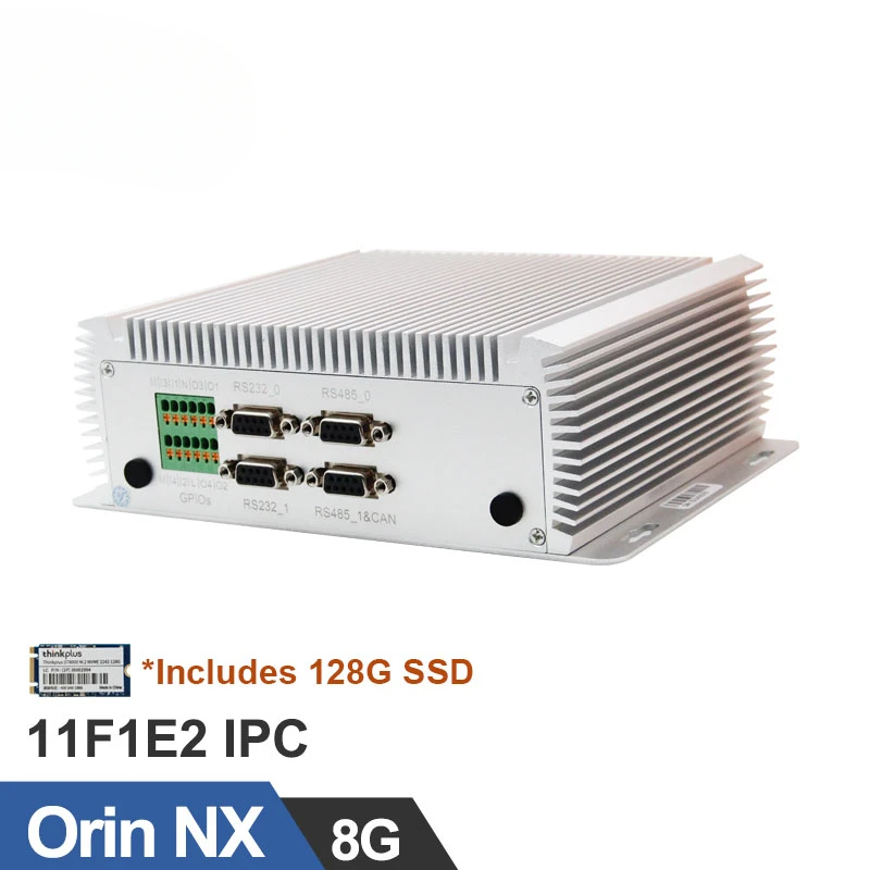 Jetson Orin NX8G Embedded Computer AI Industrial PC Plink 11F1E2-Orin NX8G-128G