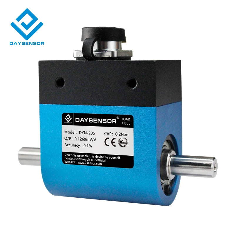 5N.m Rotary Sensor High Precision Rotating Dynamic Torque with Slip Ring for Small SIze Automatic Motor Gear Box