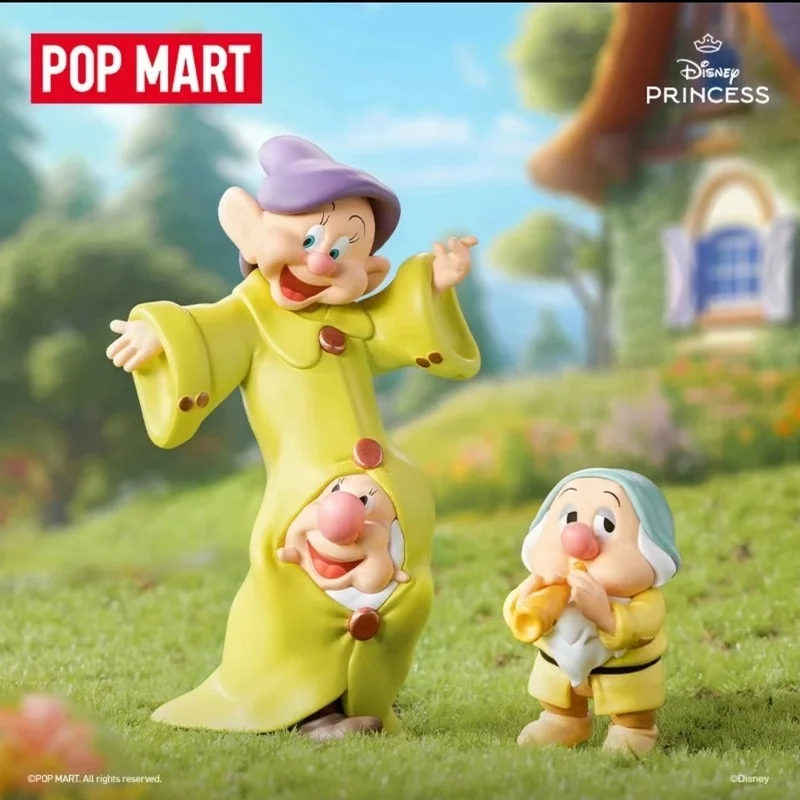 POPMART Bubble Mart Disney Белоснежка классическая серия слепая коробка ручной работы милый подарочный орнамент