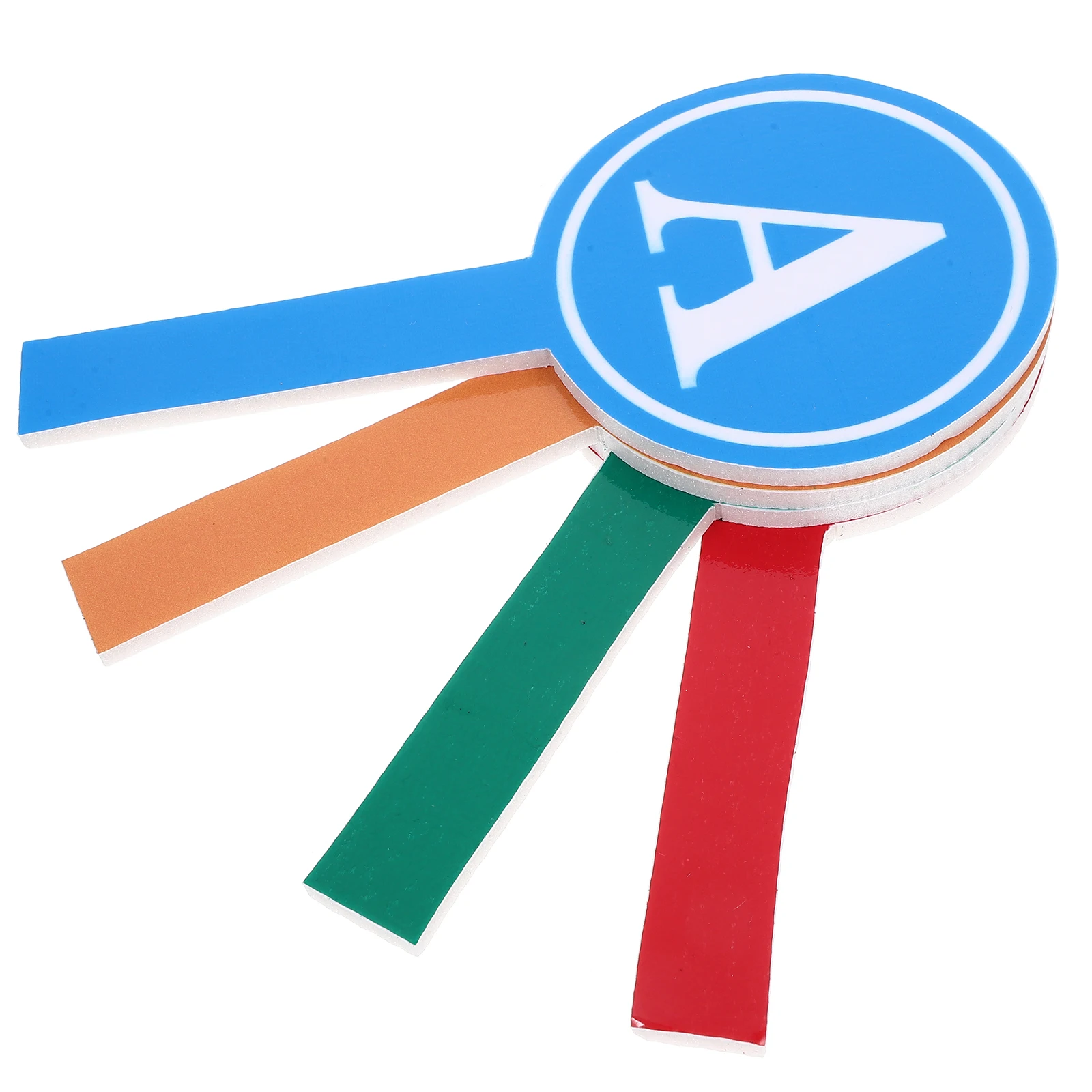 4pcs Foam Scoreboards Single-Sided Blank Voting Boards Dry Erase Paddles Handheld Whiteboards For Competition Wipe Board