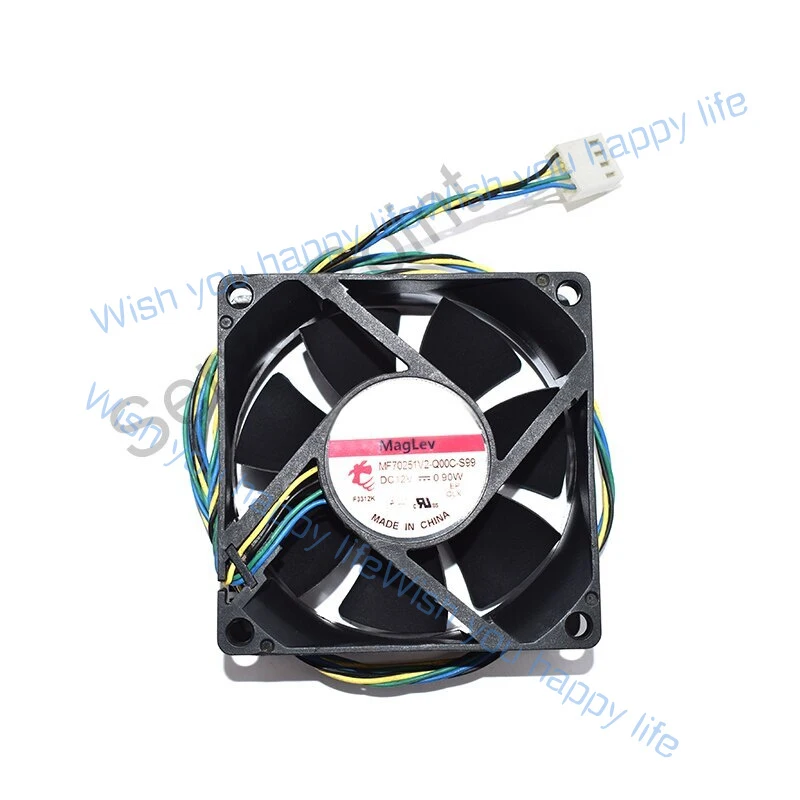 L... Original for Authentic MF70251V2-Q00C-S99 7025 7CM 0.9W 4 Pin PWM Maglev Fan