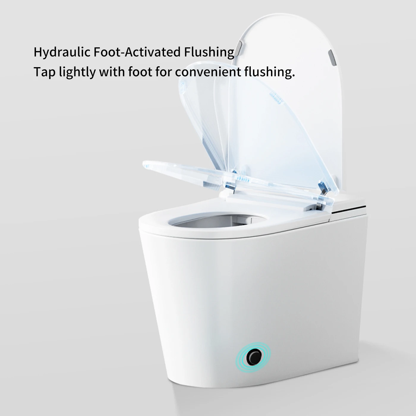 المنزل فندق الأدوات الصحية الكهربائية كلوسيستول الطابق الدائمة السيراميك قطعة واحدة صوان التنظيف الذاتي فوهة الحمام المرحاض #2