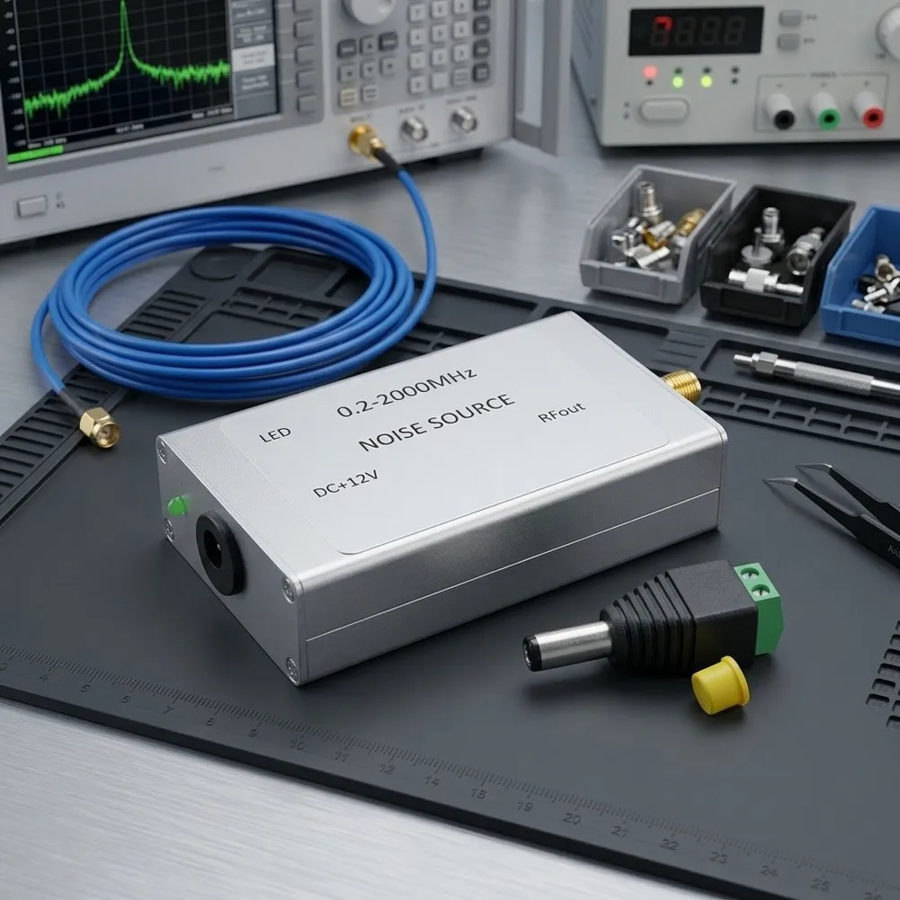 0 2 2000M Noise Signal Generator with High Flatness for Wideband Frequency Response and Passive Product S21 Measurement