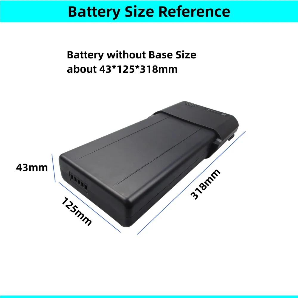 Rear Rack City Bike Ebike Battery 36V 7.8Ah 8.7Ah 10Ah 12.8Ah 24V 10Ah for Elife Swifty Liberte Osprey Metallic Italwin Nuvola