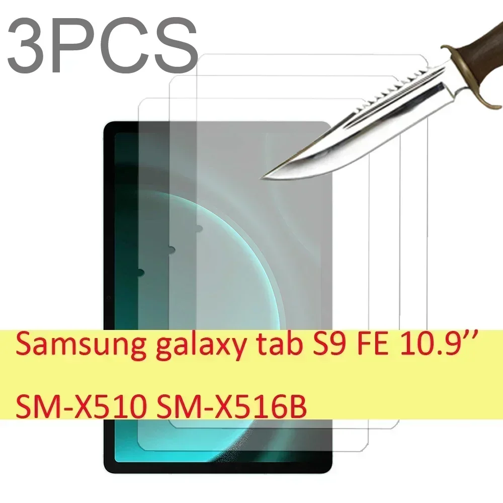 3PCS Glass screen protector for Samsung Galaxy Tab S9 FE 10.9