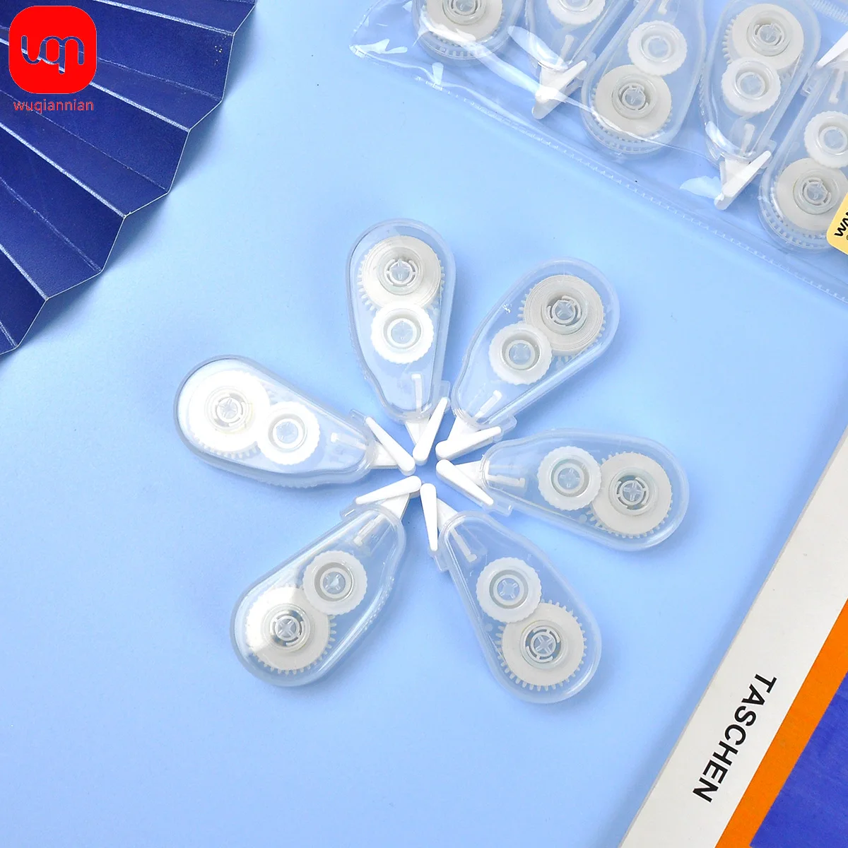 2024 New 6Pcs Cute Correction Tape Mini Roller White Out Eraser School Office Stationery