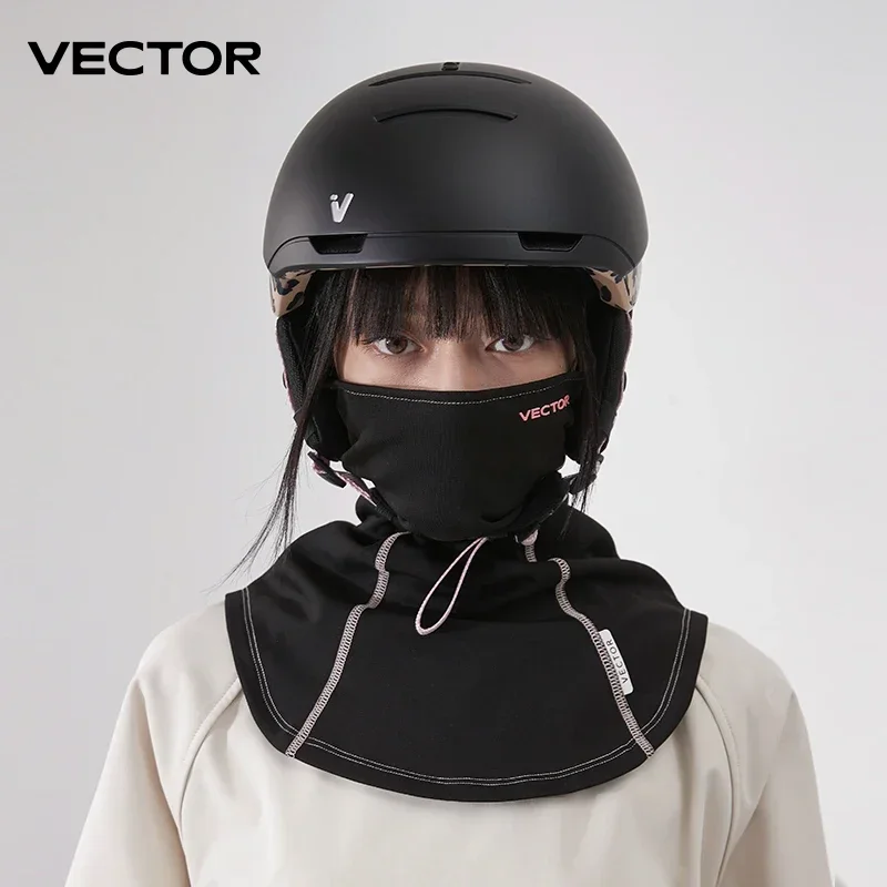 VECTOR Traspirante Sci all\'aperto Snowboard Moto Scaldino invernale Sport Mezza maschera Copri sciarpa triangolare Maschera da sci