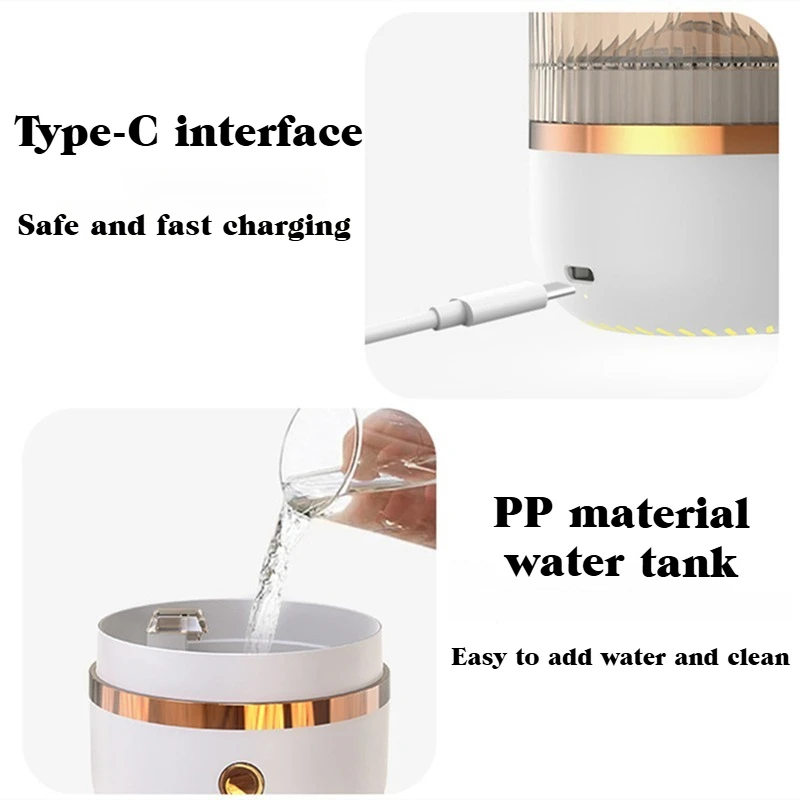 Salt Stone Aroma Diffuser with Multi-Color LED Light Essential Oil Humidifier for Home and Car Air Freshening