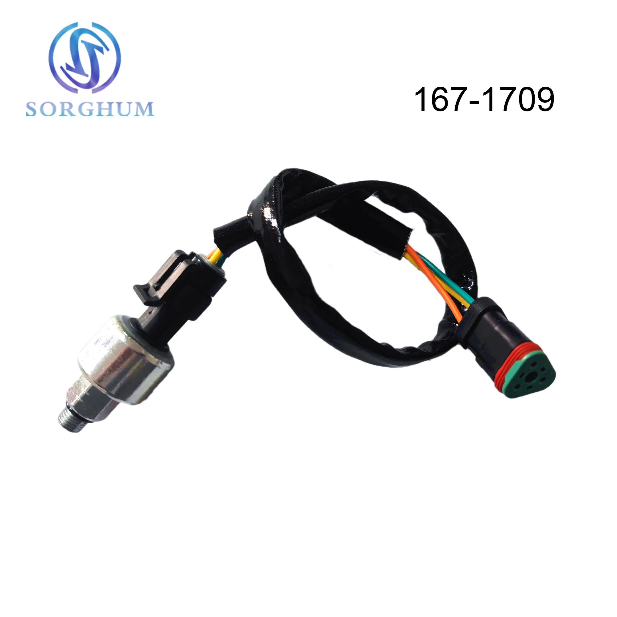 Sorghum 167-1709 1671709 Oil Pressure Sensor For Caterpillar CAT Engine 3116 3126 3408E 3412E Wheel Tractor 631D 631E 631G 633E