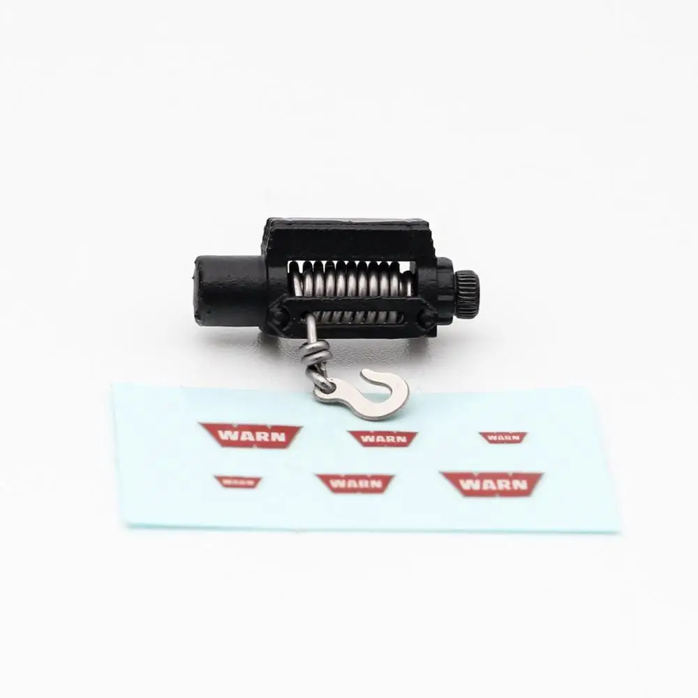 Handmade 1:35 1:24 Simulation Winches Mood Parts Decoration Non-Movable Winch For Orlando Hunter Rc Crawler