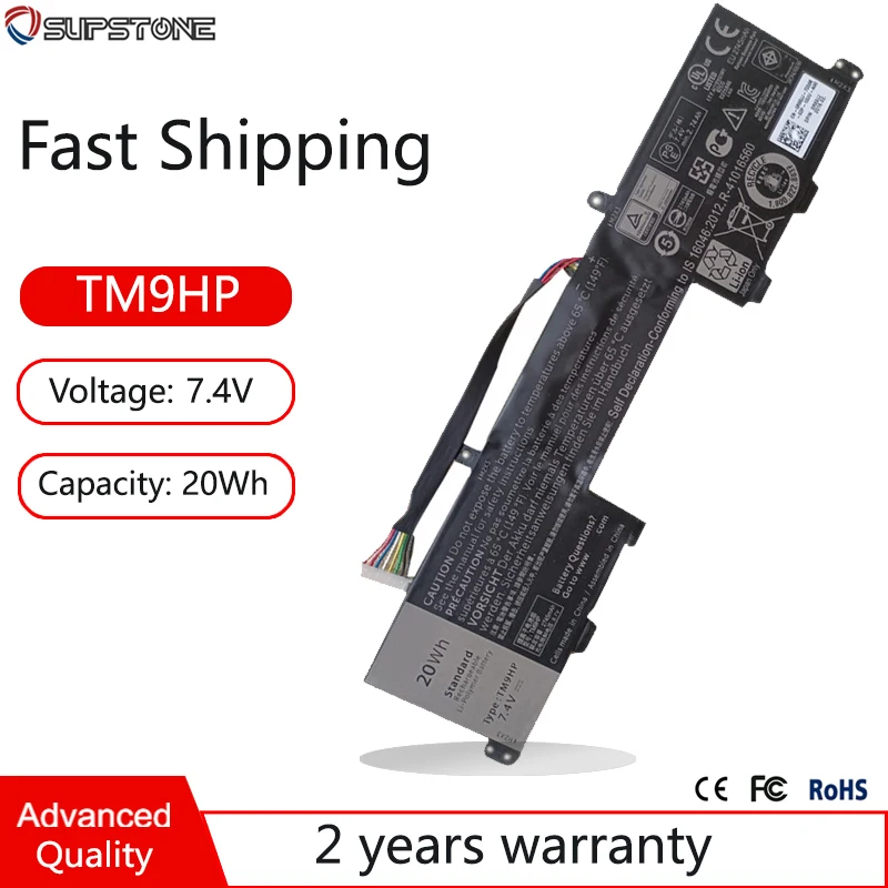 New TM9HP Laptop Keyboard Battery For Dell Latitude 13 7350 7000 Tablet J84W0 FRVYX R89JJ 8K1VJ