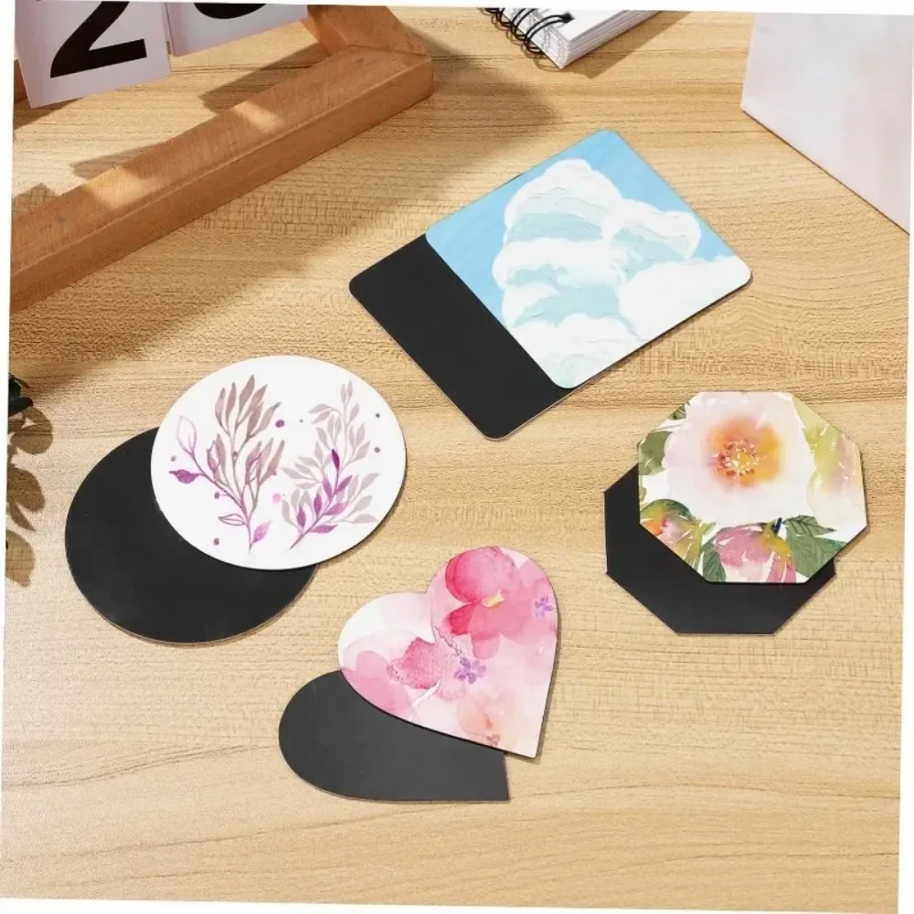 20/1PCS DIY Magnetic Refrigerator Sticker Blank Heat Transfer Printing Magnetic Sticker Personalized Sublimation Fridge Magnets