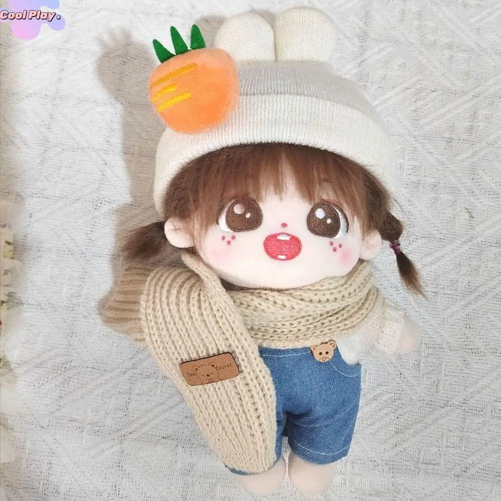 

Carrot 20cm Cotton Doll Clothes Bear Sweater Cotton Doll Costume Accessories Overalls Fashion 20cm Doll Clothes Toys Accessories