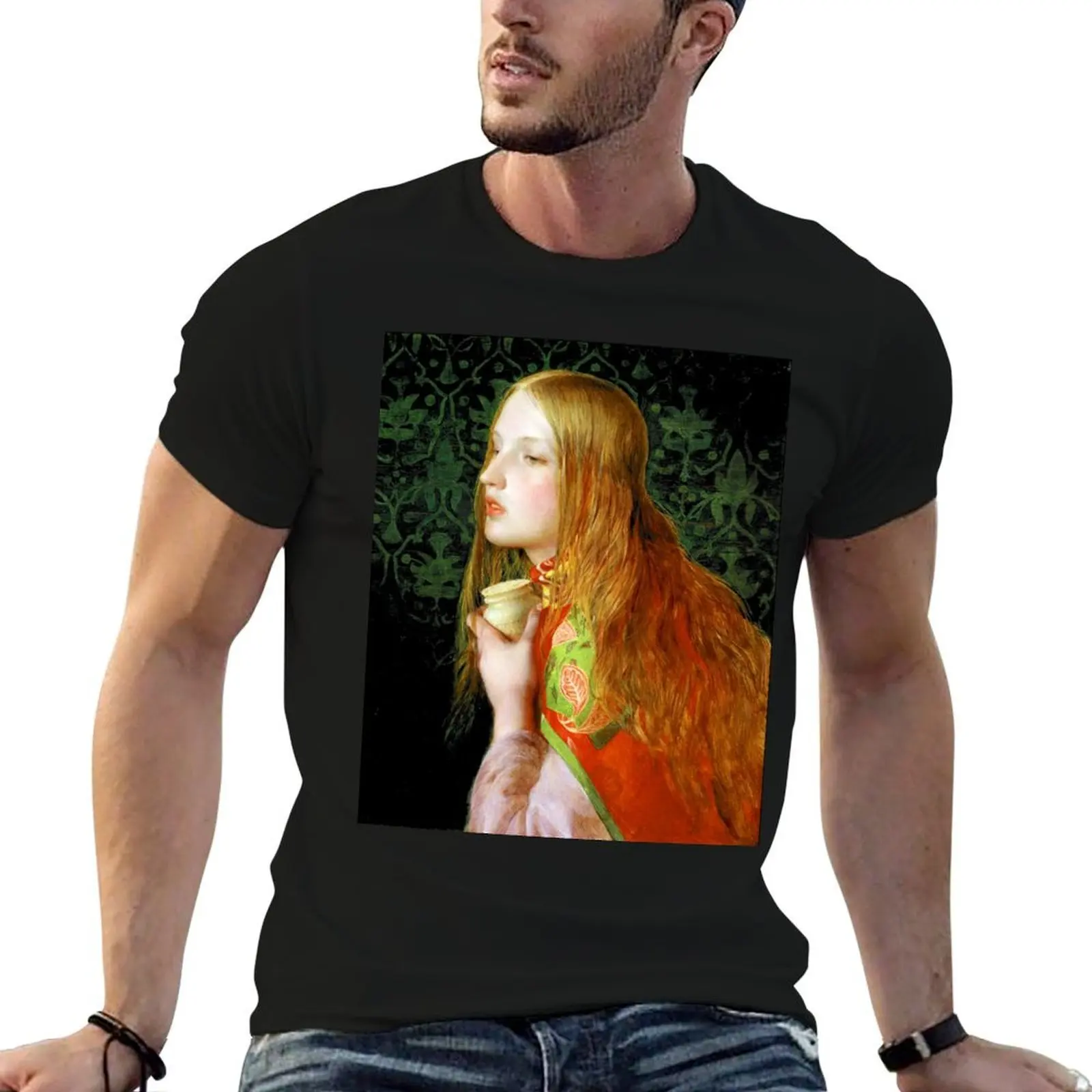 

Mary Magdalene - Frederick Sandys T-Shirt cotton t shirts high quality man tshirt T-Shirt