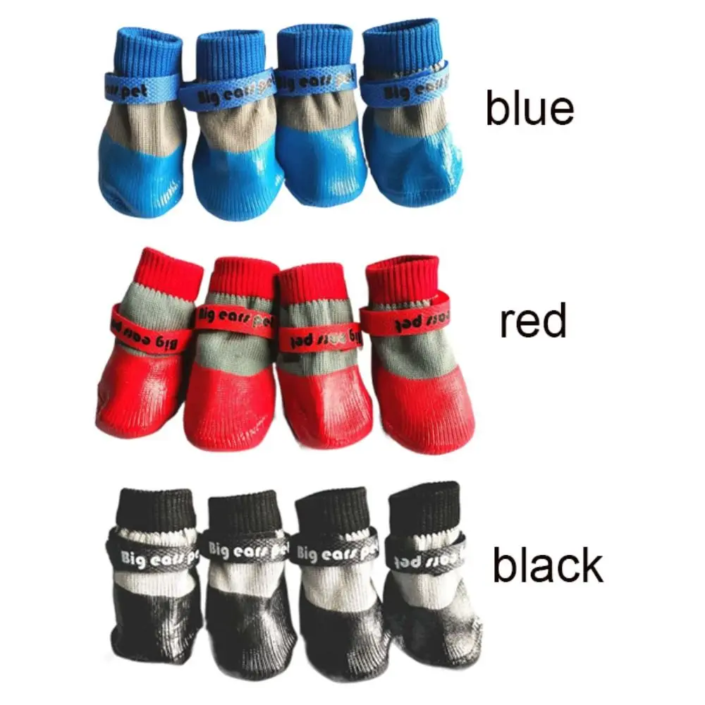 Waterproof Puppy Socks Shoes Spring Anti-dirt Teddy Foot Cover Pet Bibear Soft Sole Does Not Fall Off Foot Joint Protective Cove