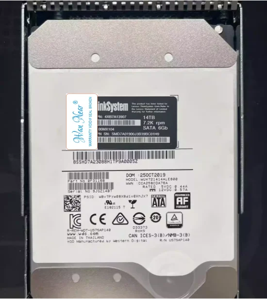 

For Lenovo 14T SAS 14TB 3.5" 12Gb 7.2K RPM 4XB7A13906 00MX103 SR650 Hard Drive