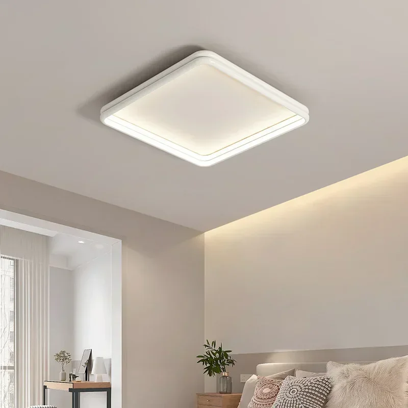 

Nordic Log Minimalist LED Ceiling Lamp Dimmable Remote for Dining Table Bedroom