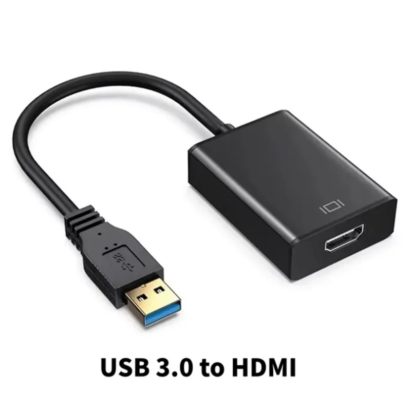 

USB 3.0 to HDMI Adapter Converter USB Adapter Cable 1080P HDTV Projector Multi Display Adapter Free Driver for PC Laptop Desktop