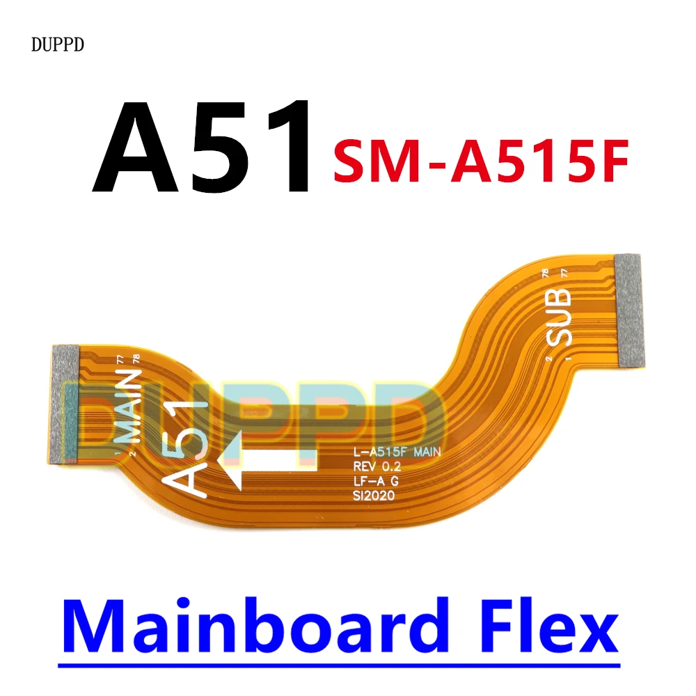 Fast Charger Charging Port Board For Samsung A51 4G A515F A515 Main Motherboard Connect USB Dock Microphone Flex Cable image 4