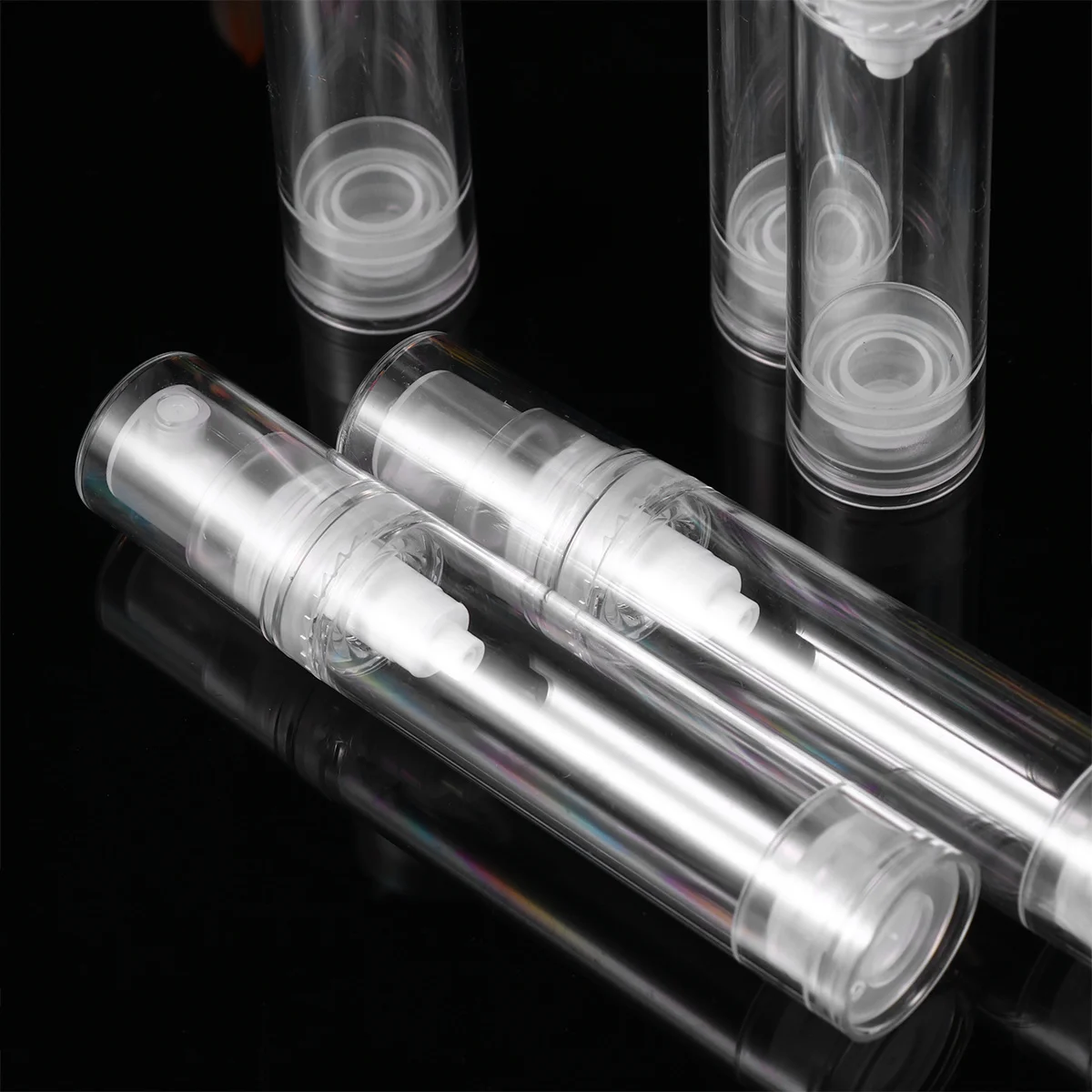 

12Pcs Spray Bottles Premium Plastic Travel Press Pump Design Leakproof Fine Mist Empty Refillable Bottle Sunscreen Sprayer