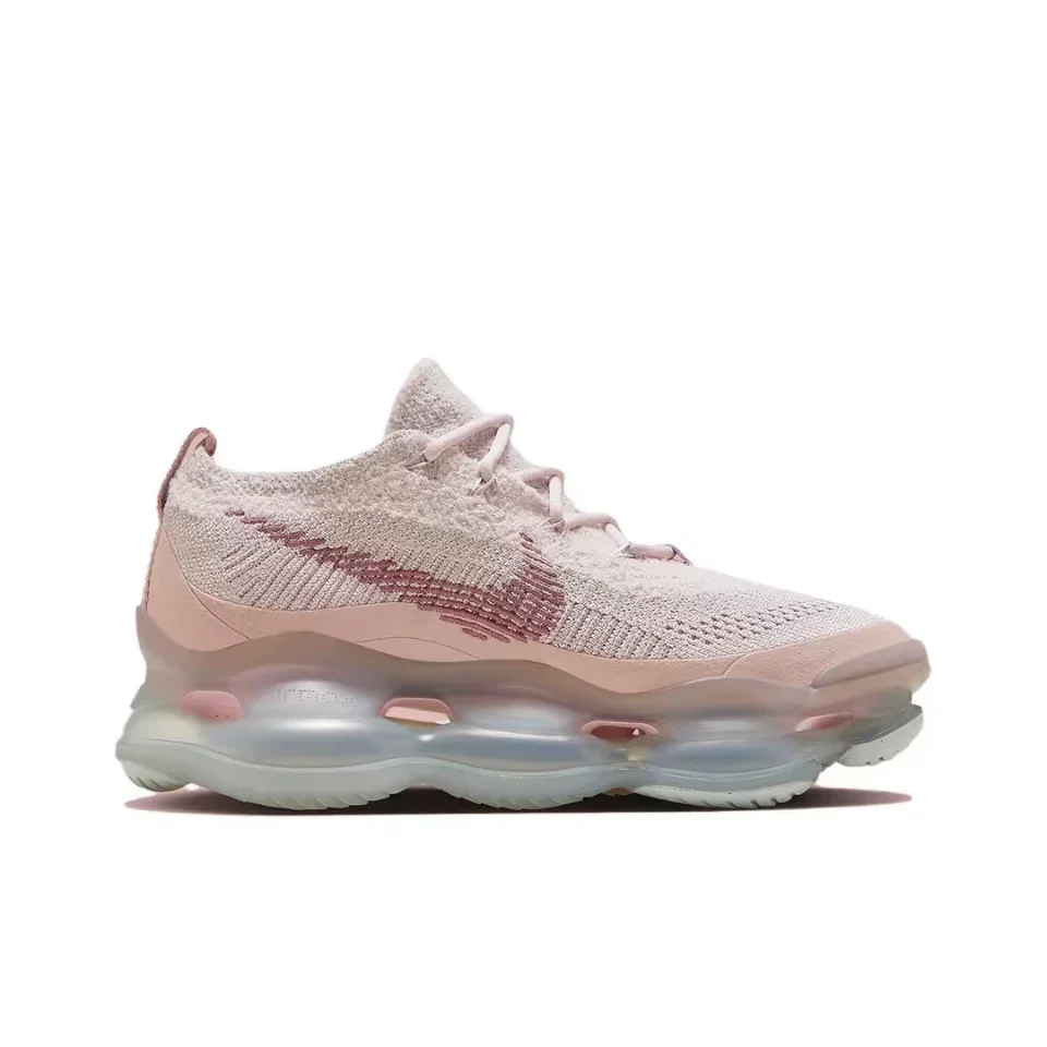 Nike Air Max Scorpion Flyknit 'Barely Rose' DJ4702-600 Low-top Cushioned Running Shoes For Men And Women