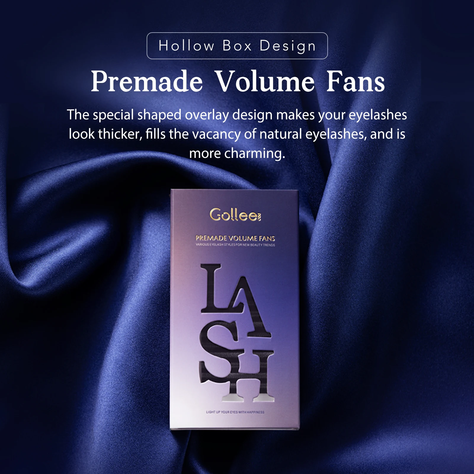 Gollee Nowe Rzęsy 5D W Czarne Gotowe Kępki Przedłużanie Rzęs Naturalne Miękkie Indywidualne Objętościowe Puszyste Sztuczne Rzęsy Narzędzia do Makijażu