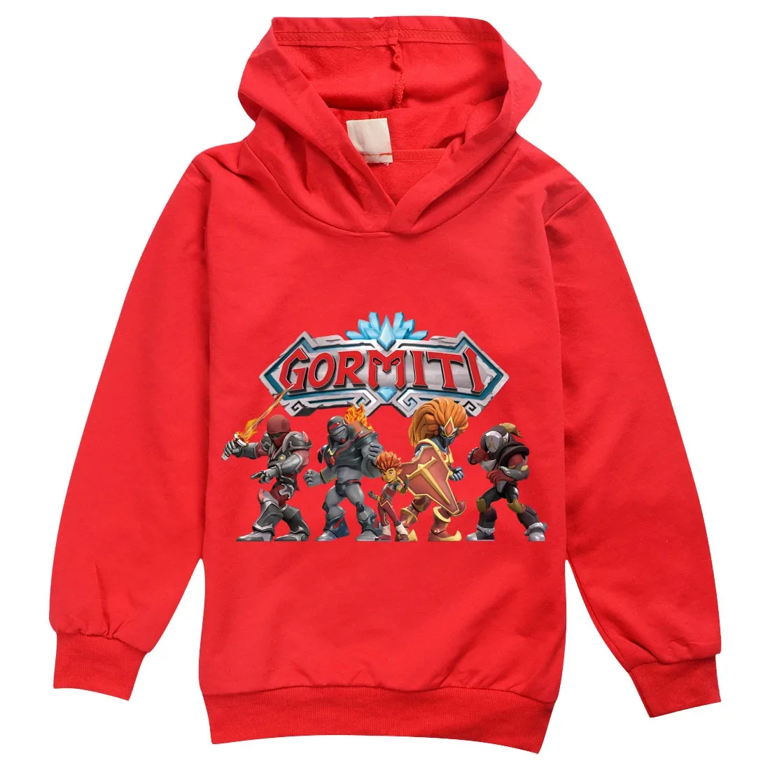 2-16Y Cartoon Hot Movie Gormiti Hoodie Kids Anime Hoodies Teenagers Boy Sweatshirt Toddler Girls Pull Sleeve Pullover Sports Top