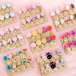 10pcs Kawaii Ins Girl wooden clips with hemp rope Photo Wall Decoration bag clips wood pegs Hanging Leave Message