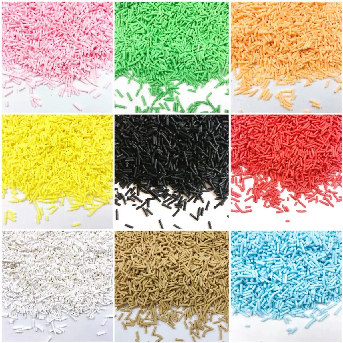 

1KG Clay Mini Sprinkles Colorful for DIY Crafts