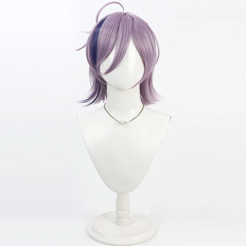 Virtual YouTube Sakaki Ness Cosplay Wig Halloween Party Prop Synthetic Hair Heat Resistant Fiber + Wig Cap