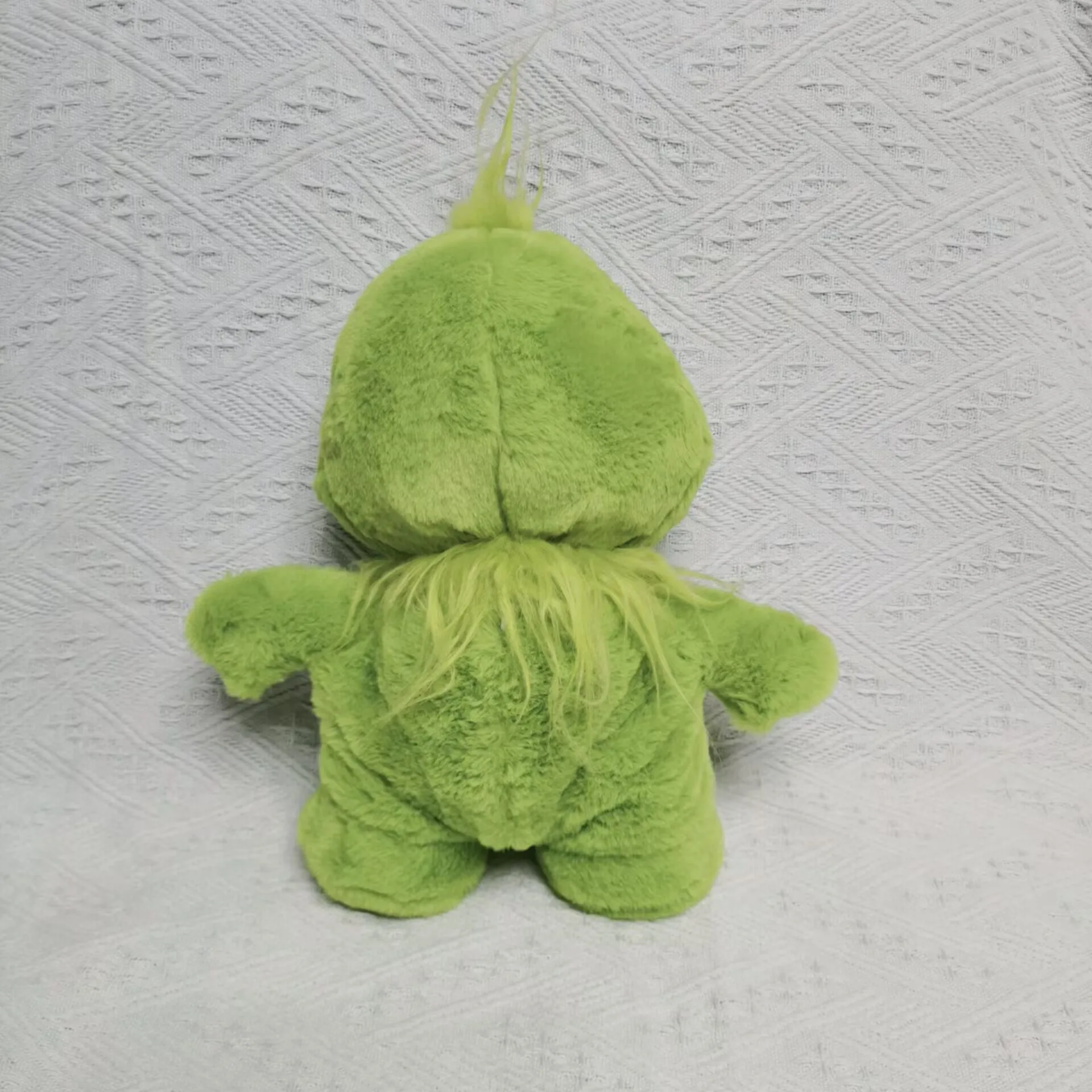 Nuovo Verde Shaggy Anime Peluche Giocattolo Respirazione Compagno Bambola Incandescente Pancia Peluche Periferico Carino Regalo di Festa Per Principianti